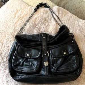 Henri Bendel Leather Slouchy Shoulder Bag